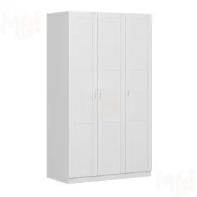 Шкаф Пегас 3 двери сборные (белый)