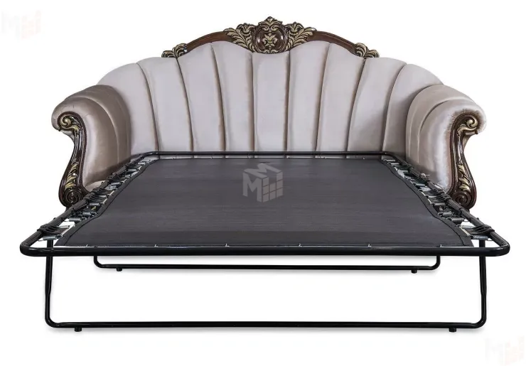 Диван Марселла 3х местный корень дуба глянец