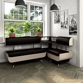 Кухонный диван Валенсия 221-101 Стандартный комплект 1700х1100 с полками 