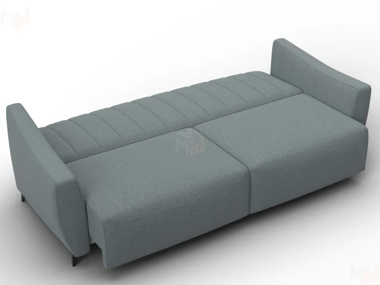 Диван-книжка Лига-095 НПБ ( Амур 07 серый )