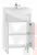 Тумба под умывальник "Арго 55 ЛАЙТ" без ящика Домино