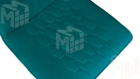 Стул Хьюго К4 Белый матовый, Велюр Confetti Izumrud