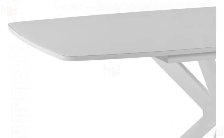 Стол раскладной стеклянный Твин Лофт 130 Белый