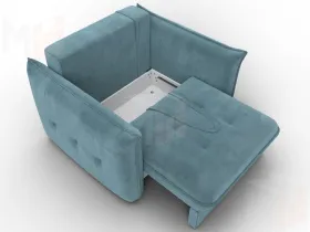 Кресло Лига-100 НПБ ( SEVEN 113 бирюзовый )