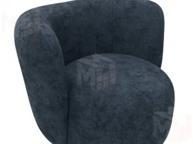 Кресло Лига-072 ( шеннил CRUZ 79 синий )