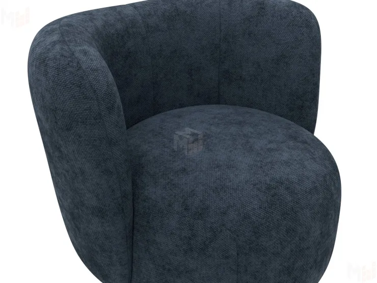 Кресло Лига-072 ( шеннил CRUZ 79 синий )