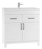 Тумба под умывальник "Classic 80" Charlie с двумя ящиками Домино