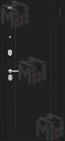 Входная металлическая дверь Флэш с зеркалом Wenge