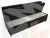 Диван кухонный прямой Стайл ( Коричневый )
