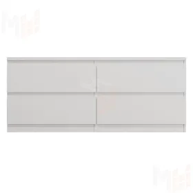 Тумба ТВ Кастор 4 ящика (белый)