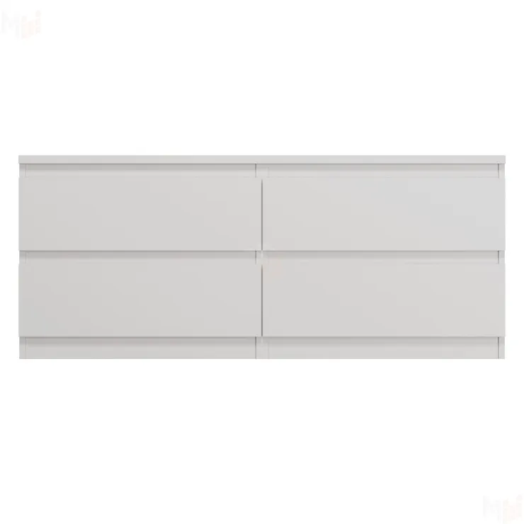 Тумба ТВ Кастор 4 ящика (белый)