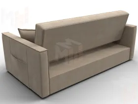 Диван прямой Лига-104 (160) ( SEVEN 729 бежевый )