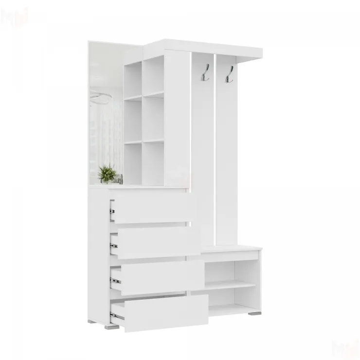 Прихожая Хелен Белая шагрень