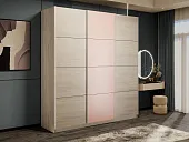 Шкаф-купе Прайм 3-х дверный ЛДСП, Стекло пудра 180 см