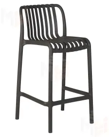 Стул полубарный DOBRIN CHLOE (темно-серый)