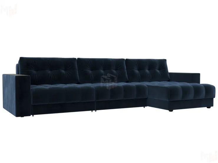 Диван угловой с декором Лига-049 НПБ Лонг