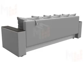 Диван прямой Дубай Лайт полки слева ( Белый )