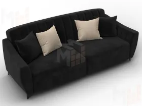 Диван-книжка Лига-095 НПБ ( SEVEN 35 черный )