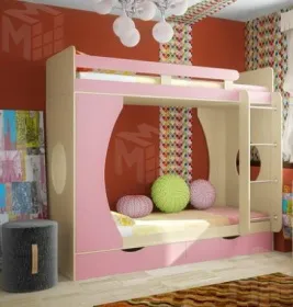 Кровать двухъярусная Фанки Кидз 2