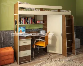 Кровать-чердак Фанки Кидз 3