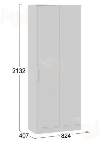 Шкаф угловой Марли 403.014.000 Белый