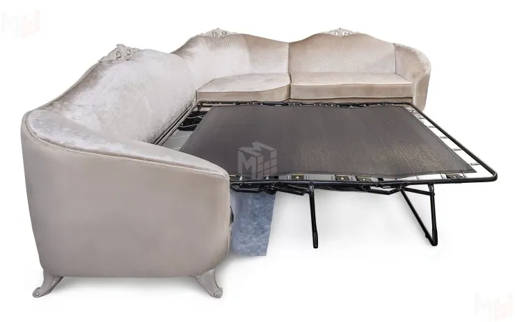 Диван Мокко угловой 3-у-2 бежевый