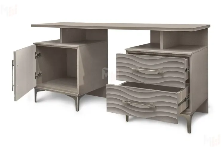 Туалетный столик Гравита серый камень глянец