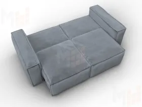 Диван прямой Лига-081 НПБ ( TOWER 10 серый )