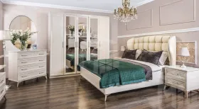 Кровать Нонна 180х200 мокко глянец