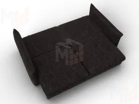 Диван прямой Лига-100 НПБ ( BRUT 17 коричневый )