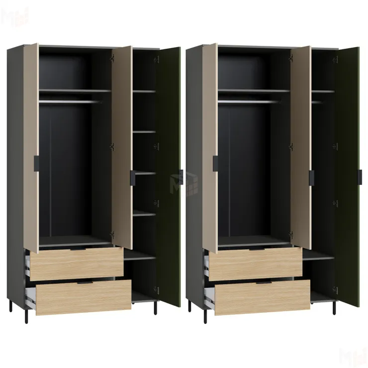 Шкаф Марвэл 16.317.03 Темно - серый