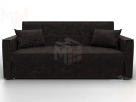 Диван прямой Лига-104 (160) ( BRUT 17 коричневый )