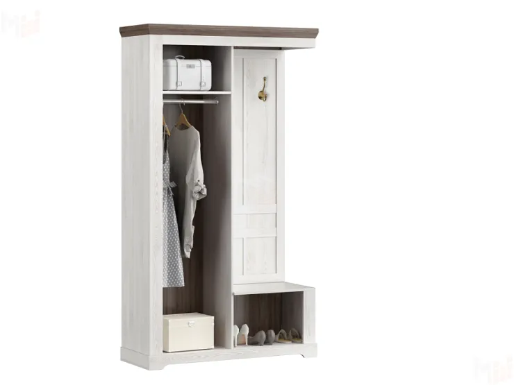 Прихожая Ривьера Сосна белая/Сосна Джурга №2