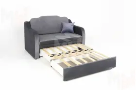 Диван Джонни-2 Лекко Графит/Лекко Ирис