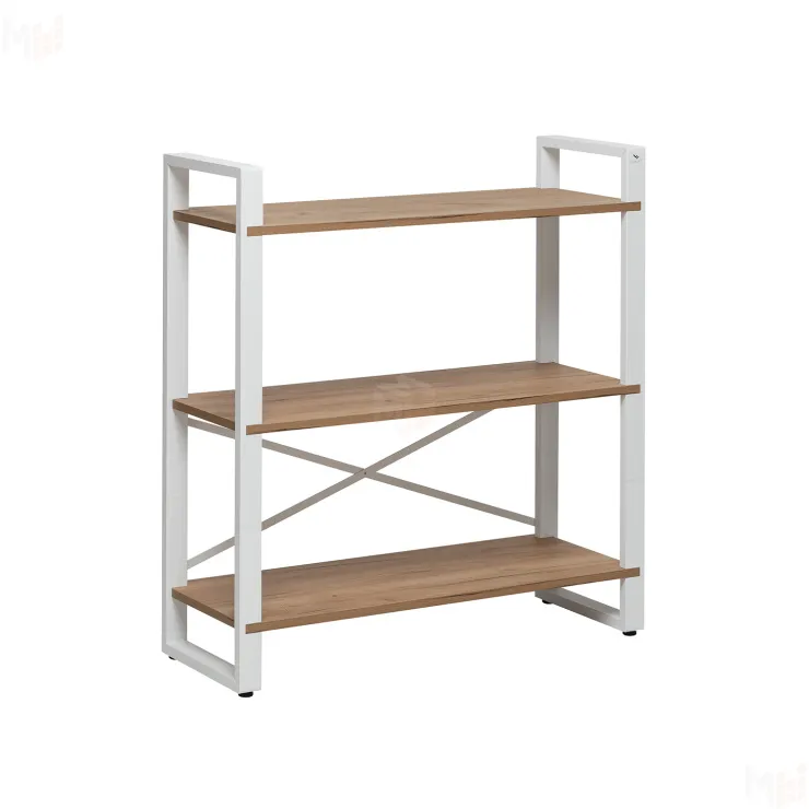 Стеллаж Leset Стилвуд 133 (Белый/Дуб крафт золотой)