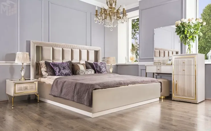Кровать Замира 180x200 см бежевый
