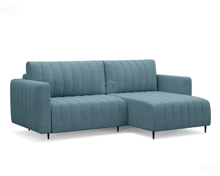 Угловой диван Флорент (Голубой - Luna 089)