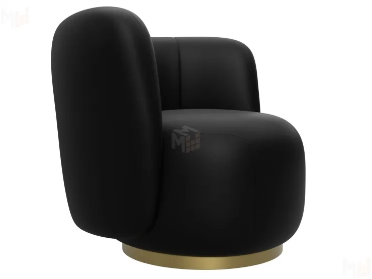 Кресло Лига-072 ( экокожа GRIFON 18 черный )