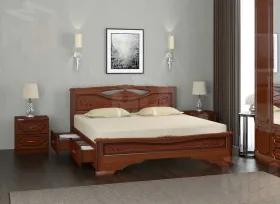 Кровать из массива Елена-3 (140*200)