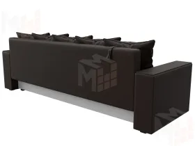 Диван прямой Дубай Лайт ( Коричневый )