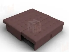 Диван прямой Лига-107 (160) ( JOLY 09 бордовый )