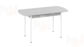 Стол обеденный Крит Белый, Ателье светлый