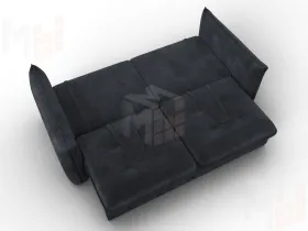 Диван прямой Лига-100 НПБ ( TOWER 11 темно-серый )