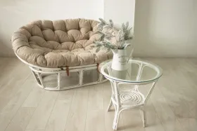 Подушка на диван Мамасан бежевая