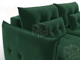 Диван прямой Лига-100 НПБ ( SEVEN 626 зеленый )