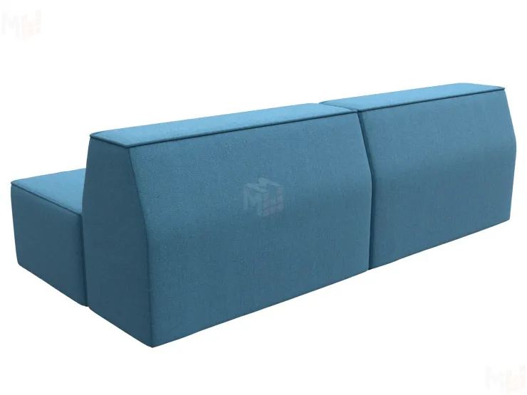 Диван прямой модульный Монс ( Амур голубой )