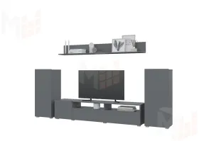 Гостиная Лира ЛДСП Графит