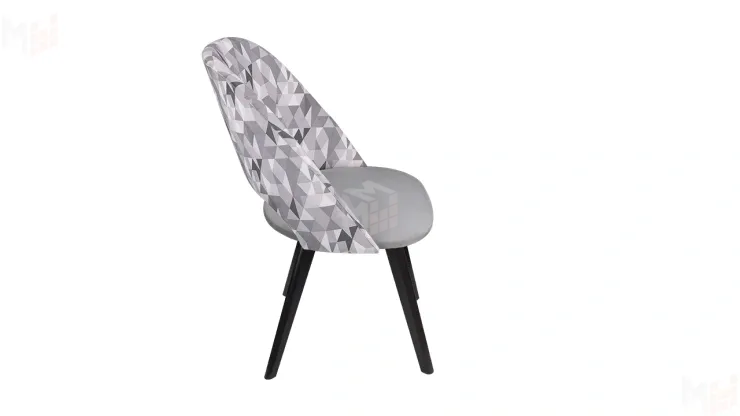 Стул Сириус тип 1  Черное дерево / тк. №123 / тк.121