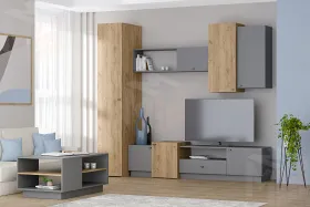 Гостиная Квадро Графит набор 2