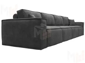 Диван прямой Лига-081 НПБ МегаЛонг ( BRUT 16 темно-серый )